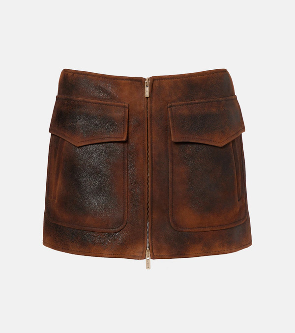  Miu Miu Miu Miu Suede Miniskirt 