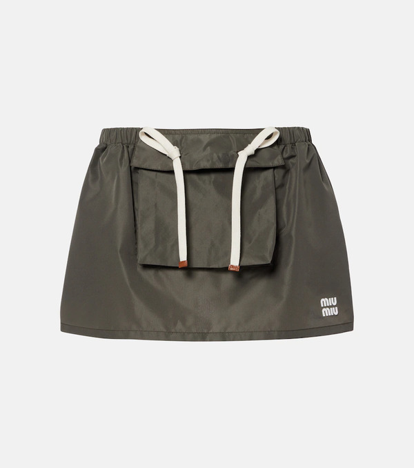  Miu Miu Miu Miu Technical Miniskirt 