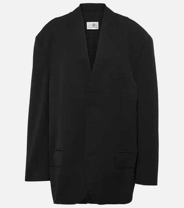  Mm6 Maison Margiela Mm6 Maison Margiela Crepe Blazer 
