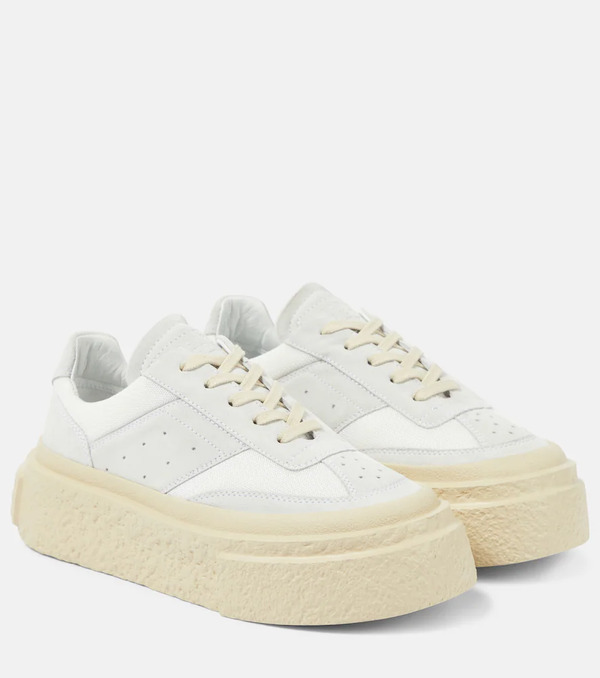  Mm6 Maison Margiela Mm6 Maison Margiela Suede Platform Sneakers 