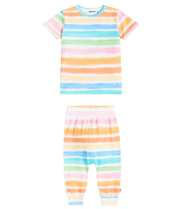  Molo Molo Baby Easy And Sammy Striped Set 