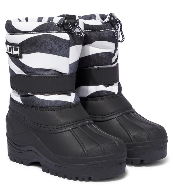  Molo Molo Driven Zebra-print Snow Boots 