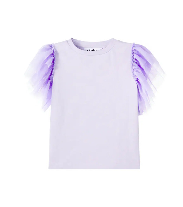  Molo Molo Robyn Ruffled Cotton Jersey T-shirt 