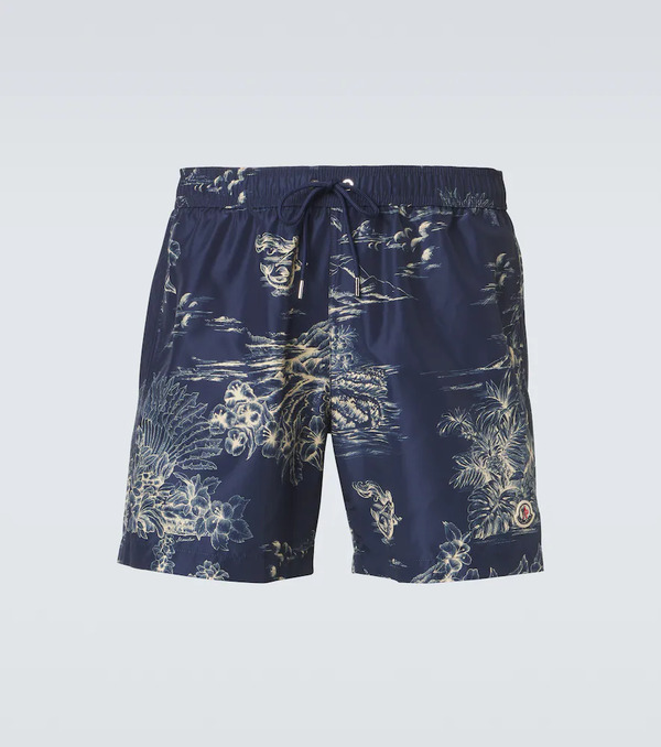  Moncler Moncler Archivio Floral Swim Trunks 