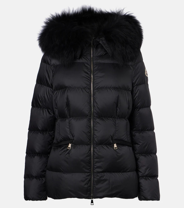  Moncler Moncler Boed Shearling-trimmed Down Jacket 