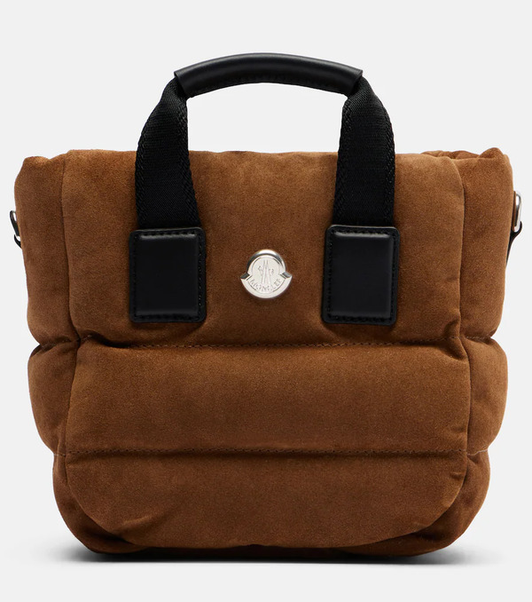  Moncler Moncler Caradoc Micro Suede Top-handle Bag 