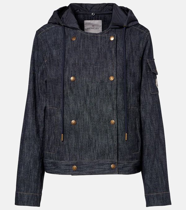  Moncler Moncler Diervilla Double-breasted Denim Jacket 