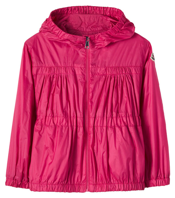  Moncler Enfant Moncler Enfant Aulne Gathered Hooded Jacket 