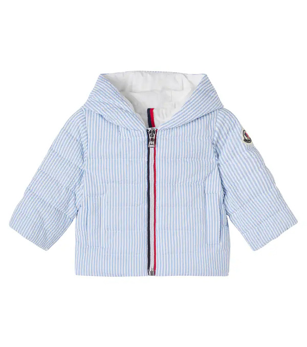  Moncler Enfant Moncler Enfant Baby Striped Down Jacket 