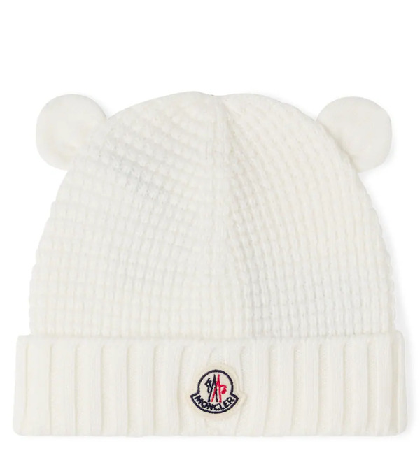  Moncler Enfant Moncler Enfant Baby Virgin Wool Beanie 
