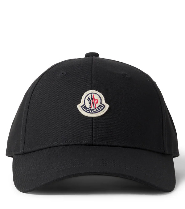  Moncler Enfant Moncler Enfant Logo Cotton Baseball Cap 