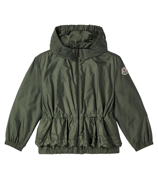  Moncler Enfant Moncler Enfant Manolya Embroidered Technical Jacket 