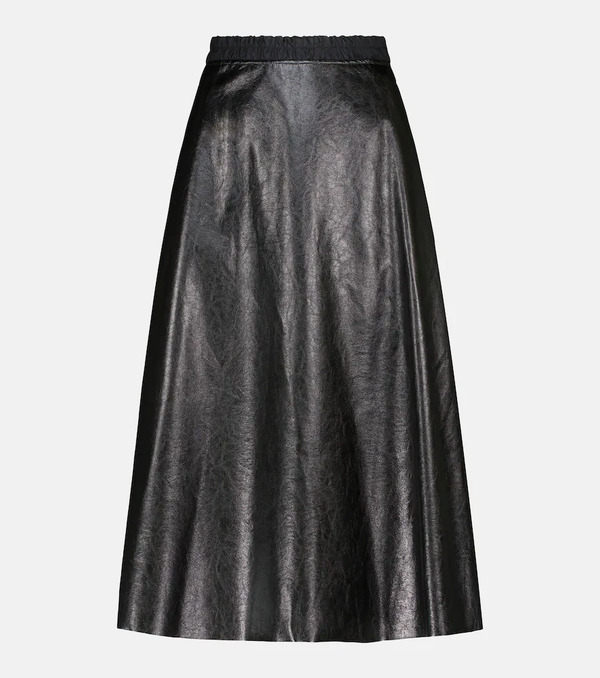  Moncler Moncler Faux  Midi Skirt 