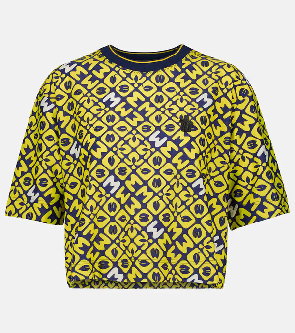  Moncler Grenoble Moncler Grenoble Printed Cropped T-shirt 