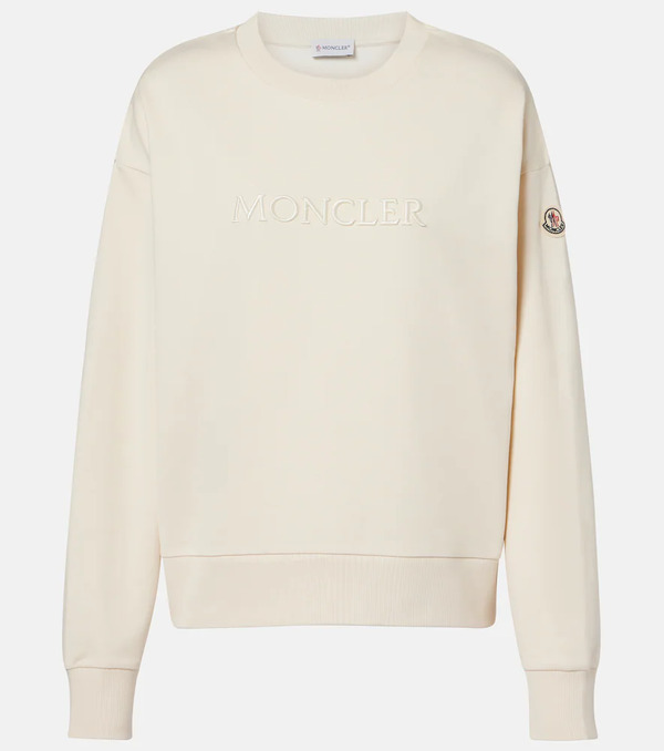  Moncler Moncler Logo Cotton Jersey Sweatshirt 