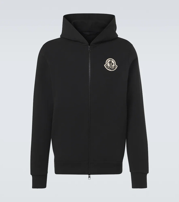  Moncler Moncler Logo Cotton Zip-up Hoodie 