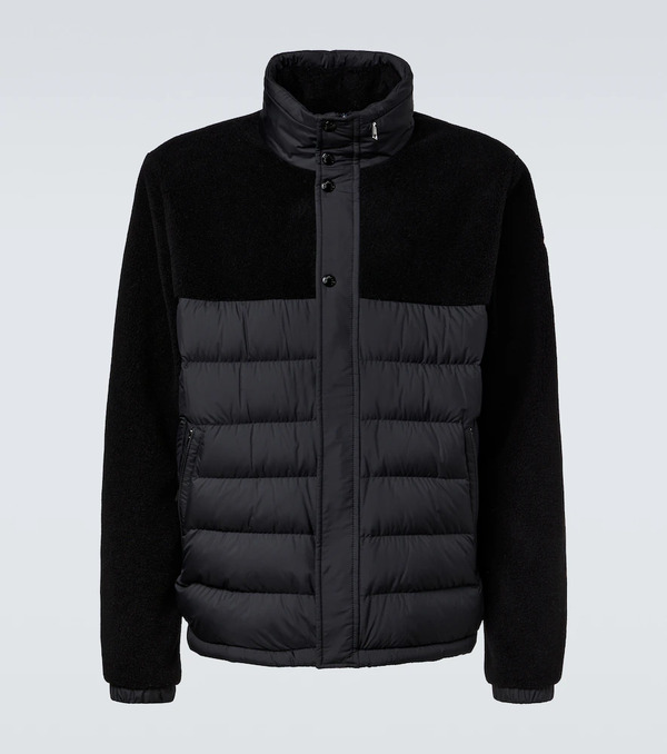  Moncler Moncler Mistral Down-paneled Teddy Jacket 