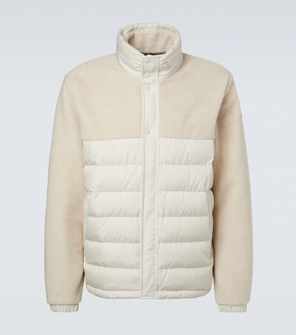  Moncler Moncler Mistral Fleece-paneled Down Jacket 