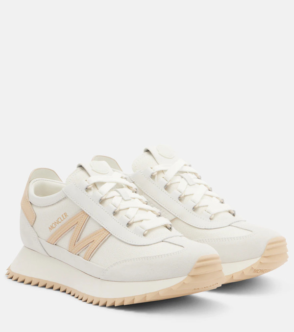  Moncler Moncler Pacey2 Suede-trimmed Sneakers 