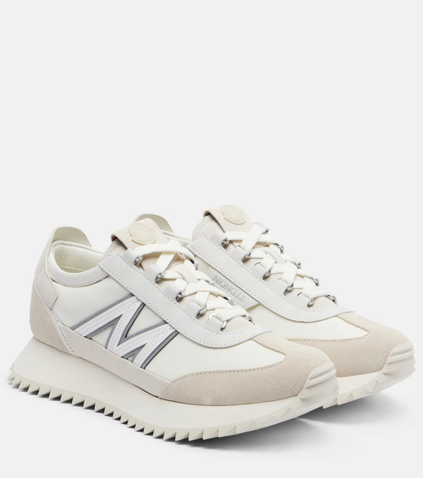  Moncler Moncler Pacey2 Suede-trimmed Sneakers 