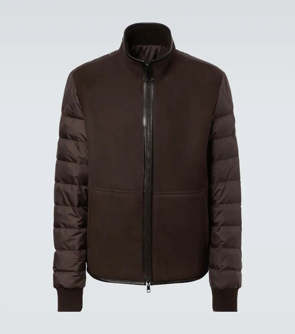  Moncler Moncler Reversible Shearling Down Jacket 