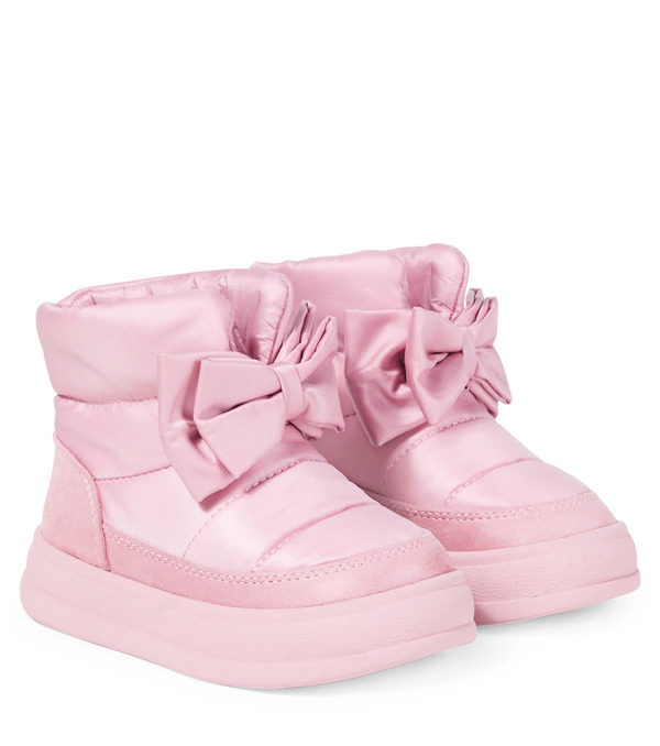  Monnalisa Monnalisa Bow-detail Ankle Boots 