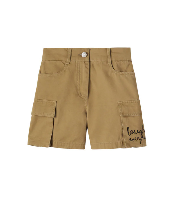  Monnalisa Monnalisa Embroidered Denim Shorts 