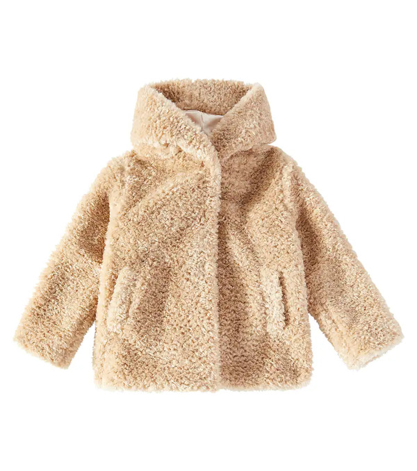  Monnalisa Monnalisa Faux Shearling Jacket 