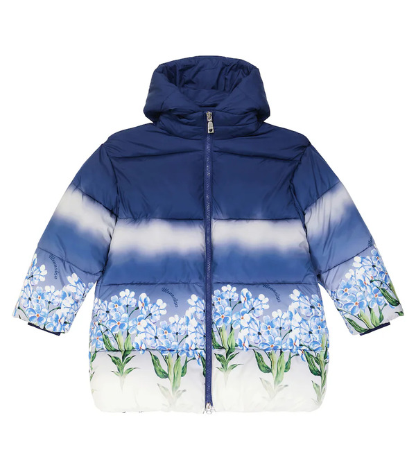  Monnalisa Monnalisa Floral Puffer Coat 