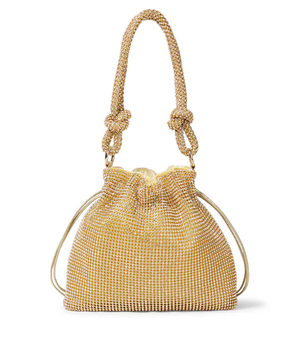  Monnalisa Monnalisa Rhinestone-embellished Bucket Bag 