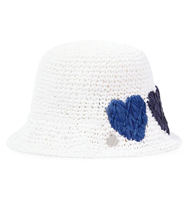 Monnalisa Monnalisa Straw Bucket Hat 