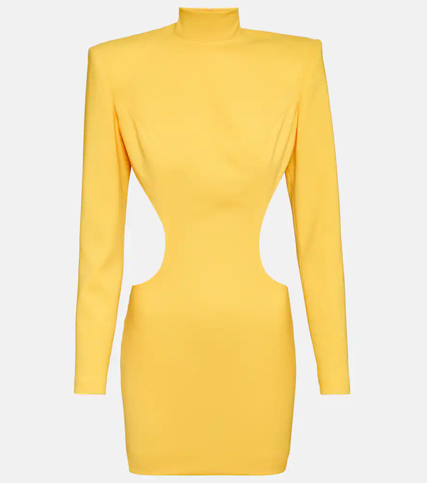  Monot Monot Cutout Crepe Minidress 