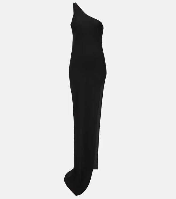  Monot Monot One-shoulder Chiffon Maxi Dress 