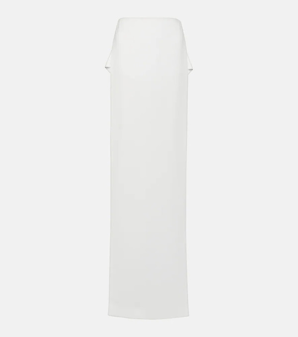 Monot Monot Side-slit Jersey Maxi Skirt 