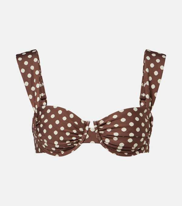  Montce Montce Bella Polka-dot Bikini Top 