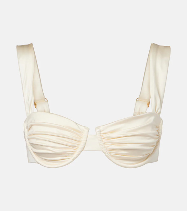  Montce Montce Bella Ruched Bikini Top 