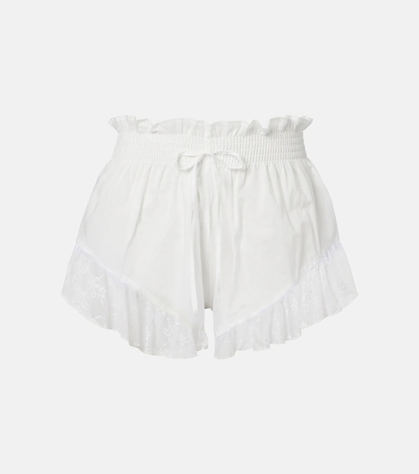  Montce Montce Lace-trimmed Cotton Shorts 