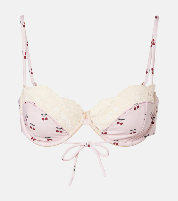  Montce Montce Lena Printed Bikini Top 