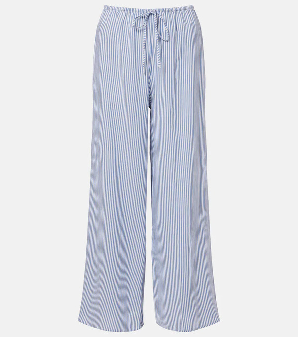  Montce Montce Striped Cotton Wide-leg Pants 
