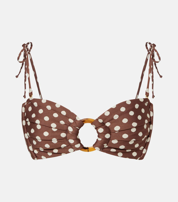  Montce Montce Vivian Polka-dot Bikini Top 