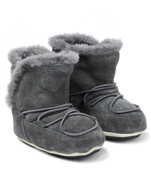  Moon Boot Kids Moon Boot Kids Crib Suede Snow Boots 