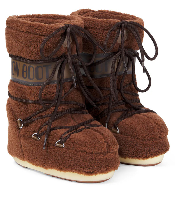  Moon Boot Kids Moon Boot Kids Icon Fleece Snow Boots 