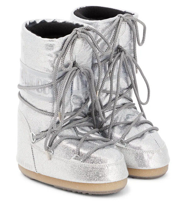  Moon Boot Kids Moon Boot Kids Icon Glitter Snow Boots 