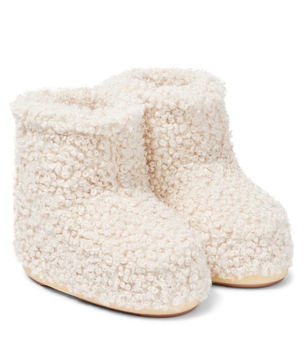  Moon Boot Kids Moon Boot Kids Icon Low Faux Shearling Snow Boots 