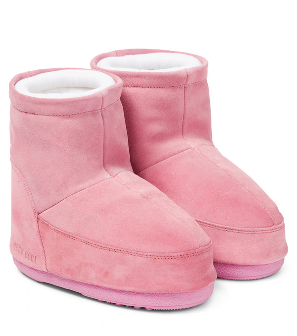  Moon Boot Kids Moon Boot Kids Icon Suede Snow Boots 