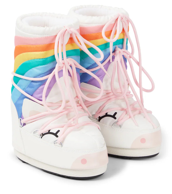  Moon Boot Kids Moon Boot Kids Icon Unicorn Printed Snow Boots 