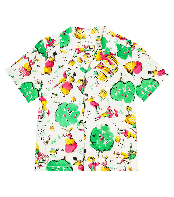  Morley Morley Sault Printed Cotton Shirt 