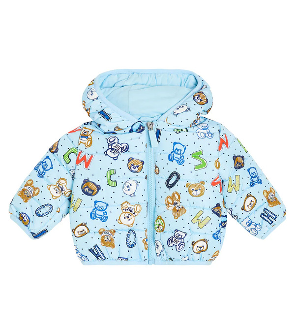  Moschino Kids Moschino Kids Baby Printed Puffer Jacket 