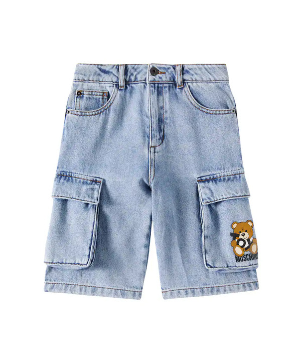  Moschino Kids Moschino Kids Denim Shorts 