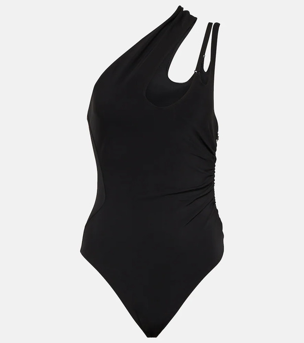  Mugler Mugler Asymmetric Jersey Bodysuit 